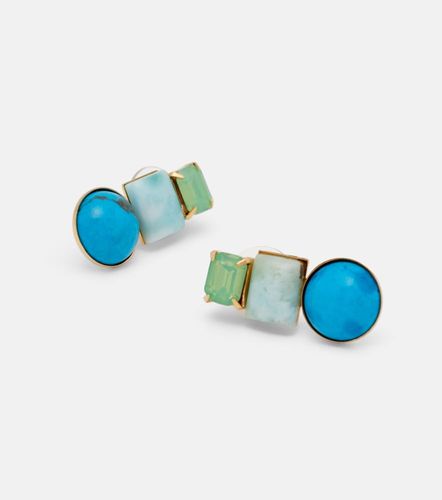 Boucles d'oreilles Azurine à cristaux - Jennifer Behr - Modalova