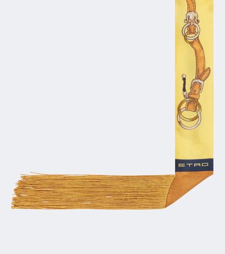 Etro Foulard en soie à franges - Etro - Modalova