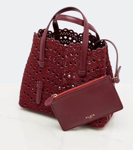 Alaïa Sac Mina 20 Small en cuir façon poulain - Alaia - Modalova