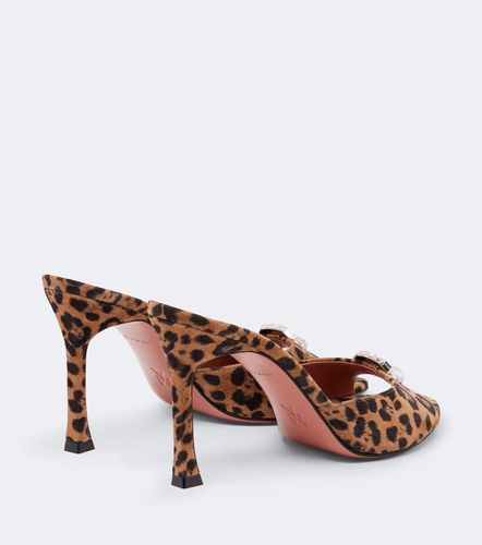 Mules Camelia Mini en cuir à ornements - Amina Muaddi - Modalova