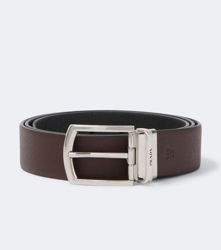 Ceinture réversible en cuir Saffiano - Prada - Modalova