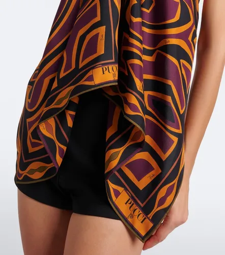 Pucci Top Labirinto en soie - Pucci - Modalova