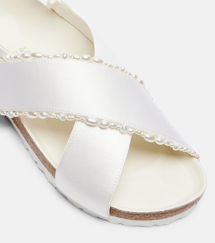 X Danielle Frankel – Sandales Tulum en satin à ornements - Birkenstock 1774 - Modalova