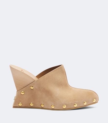 Balmain Mules compensées en daim - Balmain - Modalova