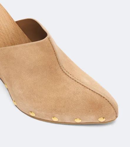 Balmain Mules compensées en daim - Balmain - Modalova