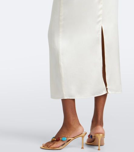 Robe midi Phoebe en soie mélangée - Staud - Modalova