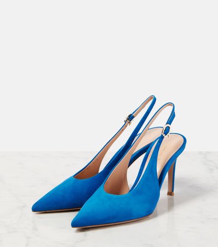 Escarpins slingback Robbie en daim - Gianvito Rossi - Modalova