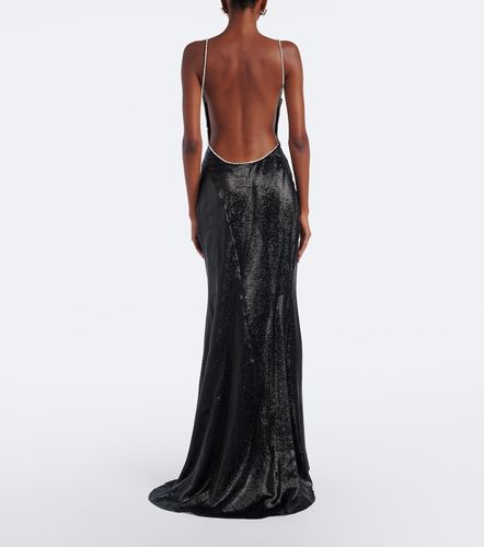 Robe longue en soie mélangée à ornements - Tom Ford - Modalova
