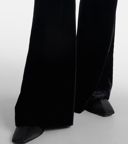 Pantalon évasé Effy à taille haute en velours - Nili Lotan - Modalova