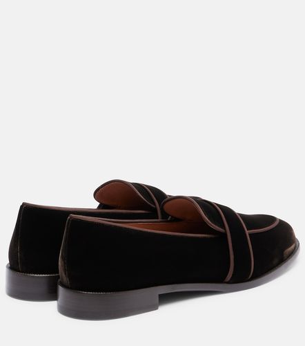 Mocassins Martin en velours - Aquazzura - Modalova