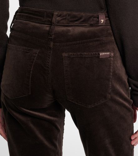 Pantalon droit Calie Straight en velours - 7 For All Mankind - Modalova