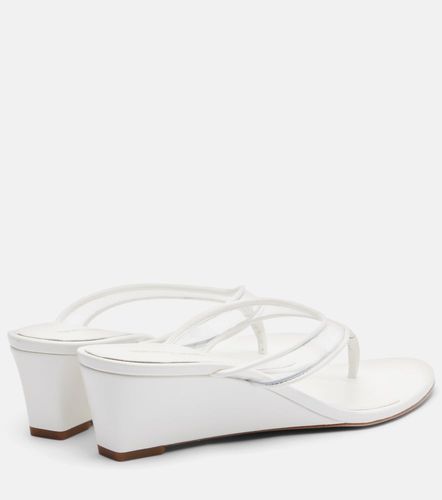 Sandales compensées Clea en cuir - Veronica Beard - Modalova