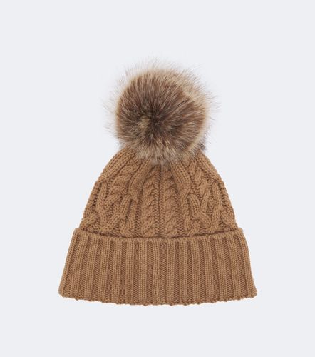 Bonnet en laine et cachemire à logo - Moncler - Modalova