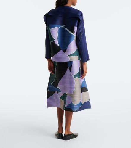 Jupe midi plissée Surprise! à imprimé - Pleats Please Issey Miyake - Modalova