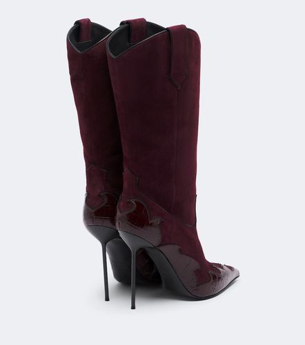 Bottes Lidia Queen of Hearts en daim - Paris Texas - Modalova
