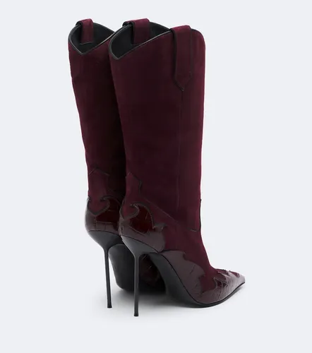 Bottes Lidia Queen of Hearts en daim - Paris Texas - Modalova
