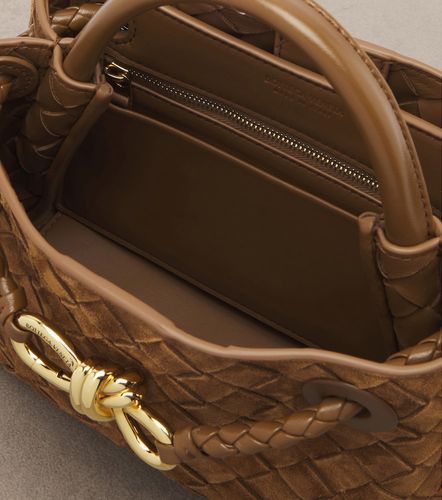 Sac à main Andiamo Mini en daim Intrecciato - Bottega Veneta - Modalova