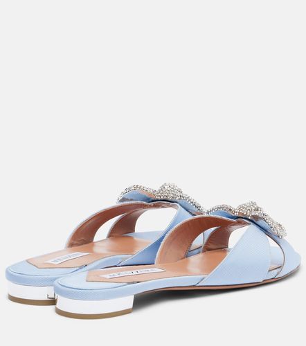 Mules Very Bow Tie à ornements - Aquazzura - Modalova