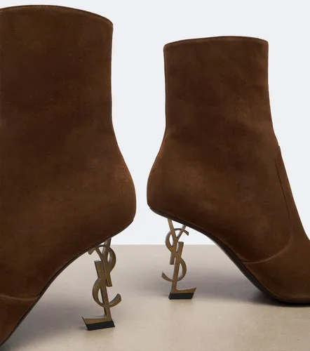 Bottines Opyum en daim - Saint Laurent - Modalova