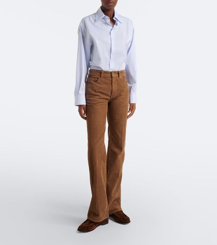 Pantalon 70’s évasé en velours côtelé - Saint Laurent - Modalova