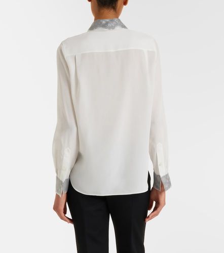McQueen Chemise en soie à dentelle - McQueen - Modalova