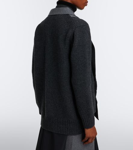 Sacai Cardigan en laine mélangée - Sacai - Modalova