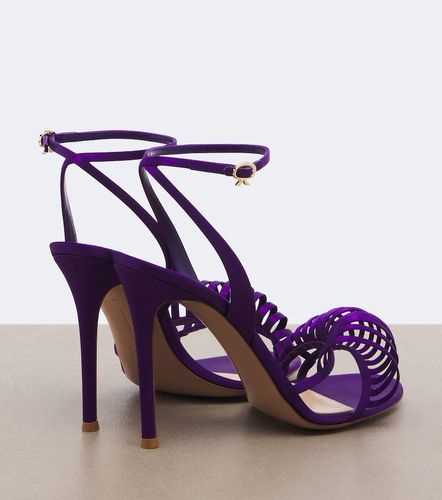 Gianvito Rossi Sandales en satin - Gianvito Rossi - Modalova