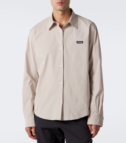 Chemise en popeline de coton mélangé - Miu Miu - Modalova