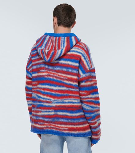 Sweat-shirt à capuche oversize en maille - ERL - Modalova