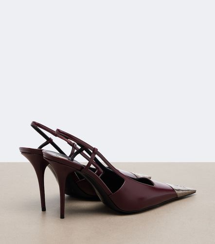 Escarpins slingback Jeanne en cuir - Saint Laurent - Modalova
