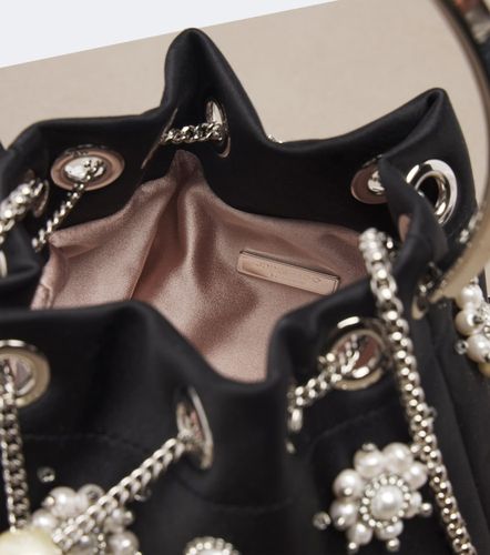Sac seau Bon Bon en satin à ornements - Jimmy Choo - Modalova