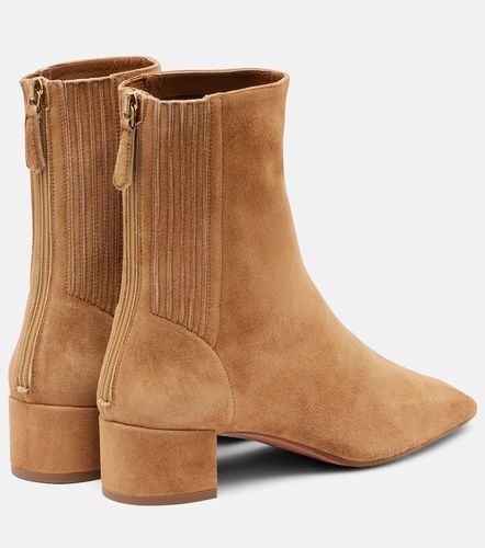 Bottines Saint Honore 35 en daim - Aquazzura - Modalova