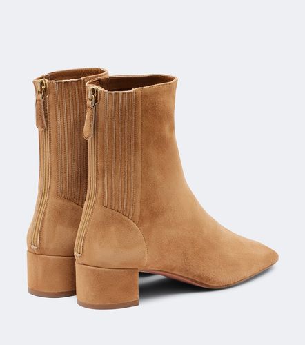 Bottines Saint Honore 35 en daim - Aquazzura - Modalova