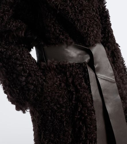 Manteau Magnus réversible en shearling et cuir - Joseph - Modalova