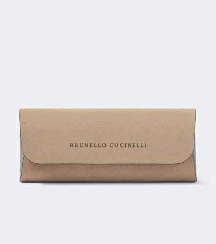 Lunettes de soleil navigateur - Brunello Cucinelli - Modalova