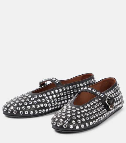 Alaïa Ballerines en cuir à ornements - Alaia - Modalova