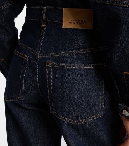 Jean droit Drolane à taille haute - Isabel Marant - Modalova