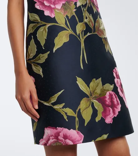 Robe en jacquard à fleurs - Carolina Herrera - Modalova