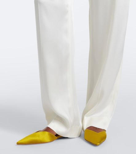 Pantalon ample en satin - Victoria Beckham - Modalova