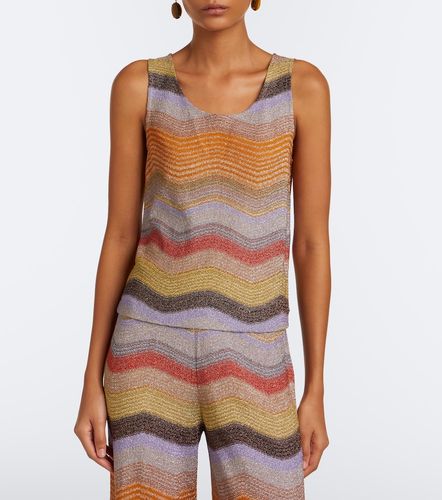 Missoni Top Wave en lamé - Missoni - Modalova