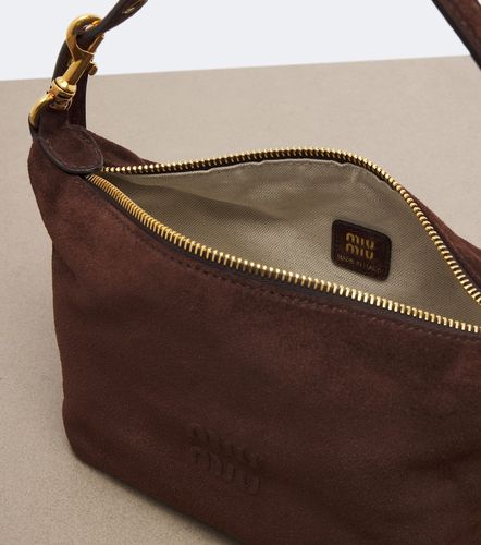 Sac porté épaule Spirit en daim - Miu Miu - Modalova