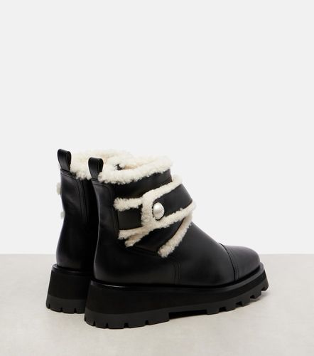 Bottines Meena en cuir et shearling - Jimmy Choo - Modalova