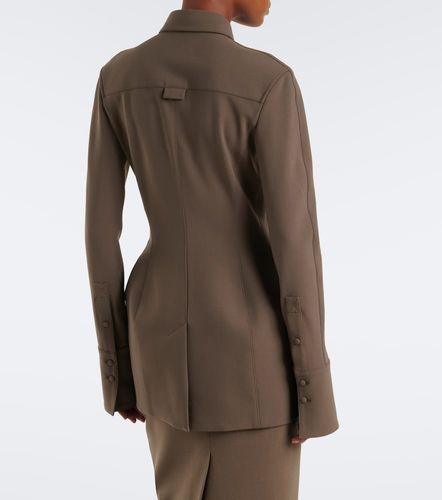 Mugler Veste en laine mélangée - Mugler - Modalova