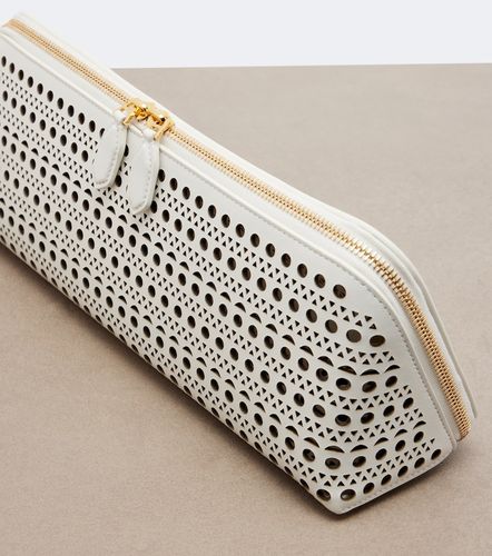Alaïa Pochette Delta Small en cuir - Alaia - Modalova