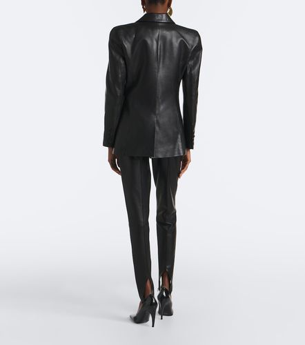 Balmain Legging fuseau en cuir - Balmain - Modalova