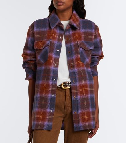 Chemise Vulcan Tartan en cachemire et œil de tigre - God's True Cashmere - Modalova