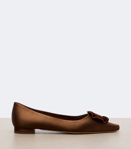 Ballerines Fortanflat en satin - Manolo Blahnik - Modalova