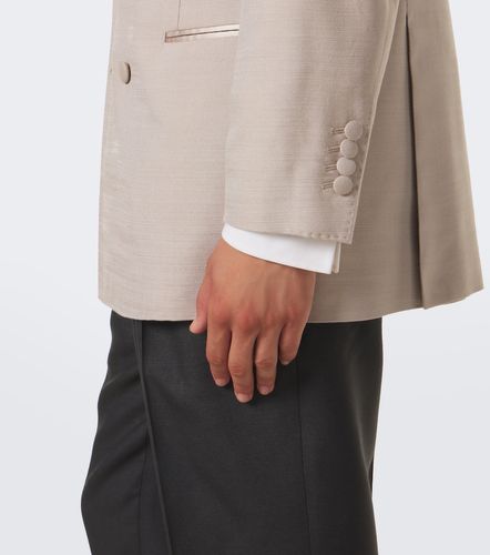 Blazer en soie et satin - Brunello Cucinelli - Modalova