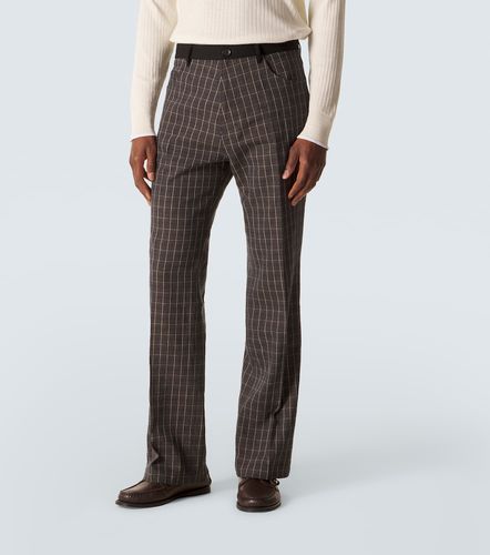 Pantalon droit Country en lin mélangé - Wales Bonner - Modalova