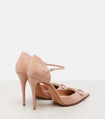Escarpins Logo 100 en cuir verni - Valentino Garavani - Modalova